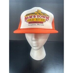 Vintage Sam's Town Las Vegas Hotel Casino Mesh Trucker Hat Cap Snapback